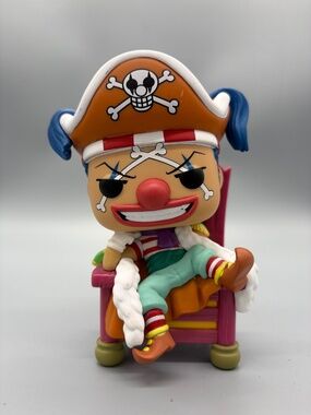 Funko Pop Deluxe One Piece Buggy the Clown on Throne #1740 Loose